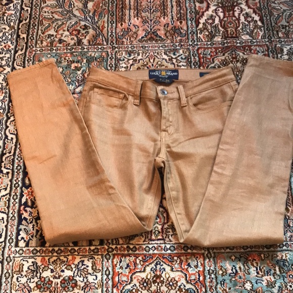 Host Pick 🎉 Fabulous gold denim Sofia 2/26 skinny Jean. - Picture 3 of 14